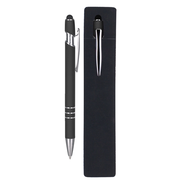 Soft-Touch Stylus Pen w/ PE-Pouch - Soft-Touch Stylus Pen w/ PE-Pouch - Image 4 of 7