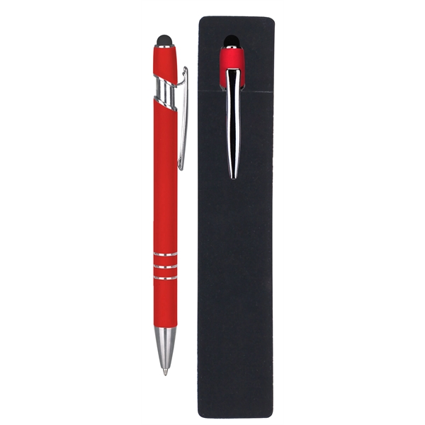 Soft-Touch Stylus Pen w/ PE-Pouch - Soft-Touch Stylus Pen w/ PE-Pouch - Image 6 of 7
