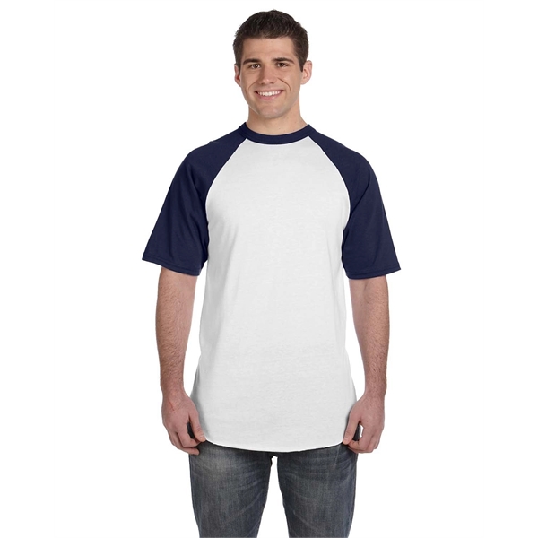 Augusta Sportswear Adult Short-Sleeve Baseball Jersey - Augusta Sportswear Adult Short-Sleeve Baseball Jersey - Image 21 of 78