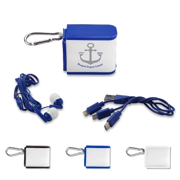 USB Charging Cable & Earbud Set - USB Charging Cable & Earbud Set - Image 0 of 3