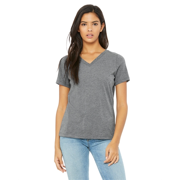 Bella + Canvas Ladies' Relaxed Jersey V-Neck T-Shirt - Bella + Canvas Ladies' Relaxed Jersey V-Neck T-Shirt - Image 57 of 218