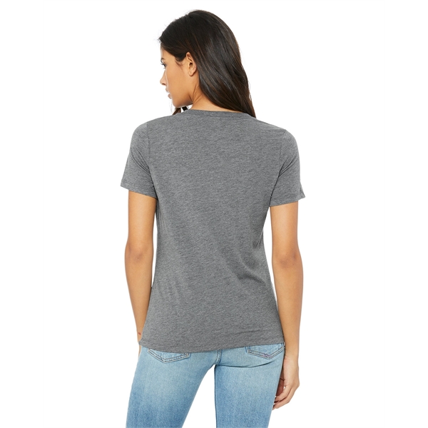 Bella + Canvas Ladies' Relaxed Jersey V-Neck T-Shirt - Bella + Canvas Ladies' Relaxed Jersey V-Neck T-Shirt - Image 89 of 220