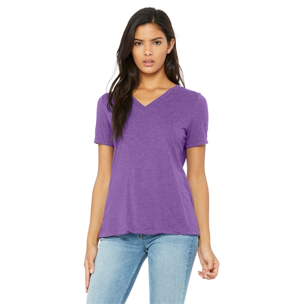 Bella + Canvas Ladies' Relaxed Jersey V-Neck T-Shirt - Bella + Canvas Ladies' Relaxed Jersey V-Neck T-Shirt - Image 120 of 218