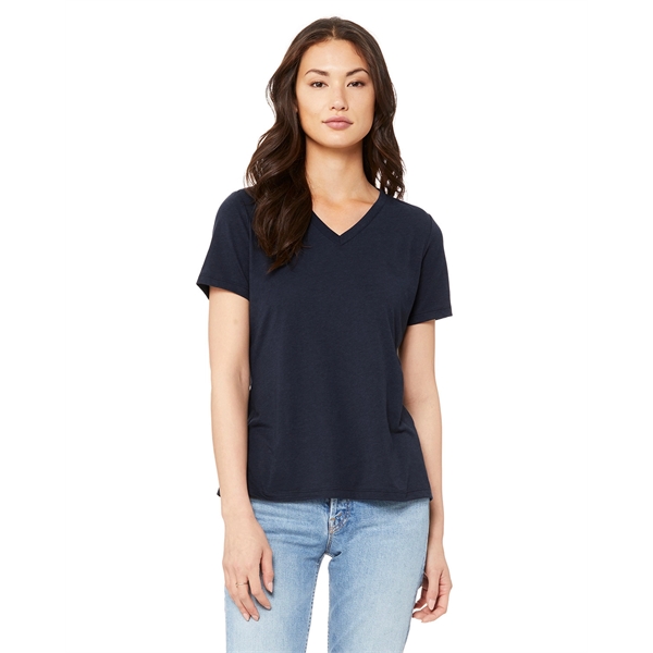 Bella + Canvas Ladies' Relaxed Jersey V-Neck T-Shirt - Bella + Canvas Ladies' Relaxed Jersey V-Neck T-Shirt - Image 143 of 220