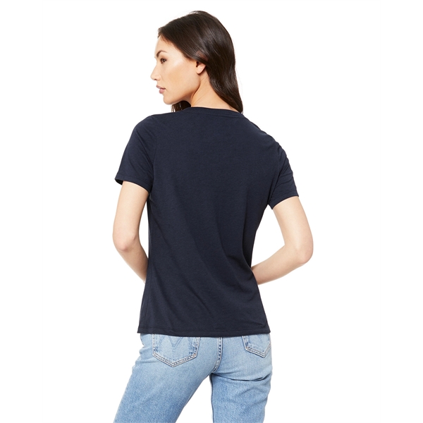 Bella + Canvas Ladies' Relaxed Jersey V-Neck T-Shirt - Bella + Canvas Ladies' Relaxed Jersey V-Neck T-Shirt - Image 144 of 220