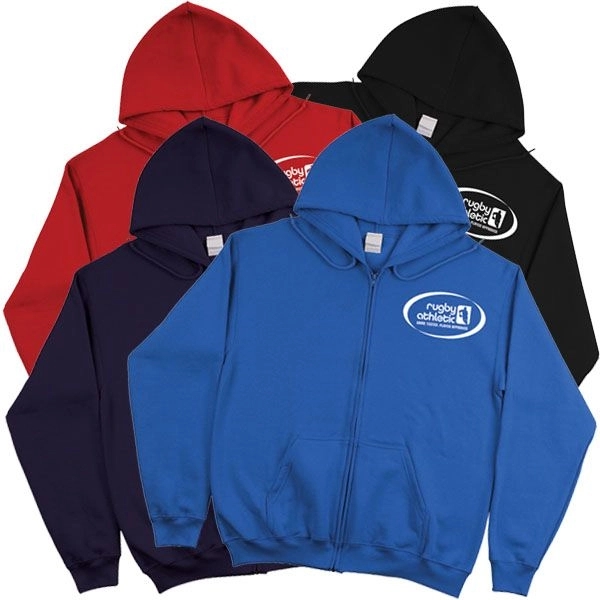 Zippered Hoodie - Screen Print