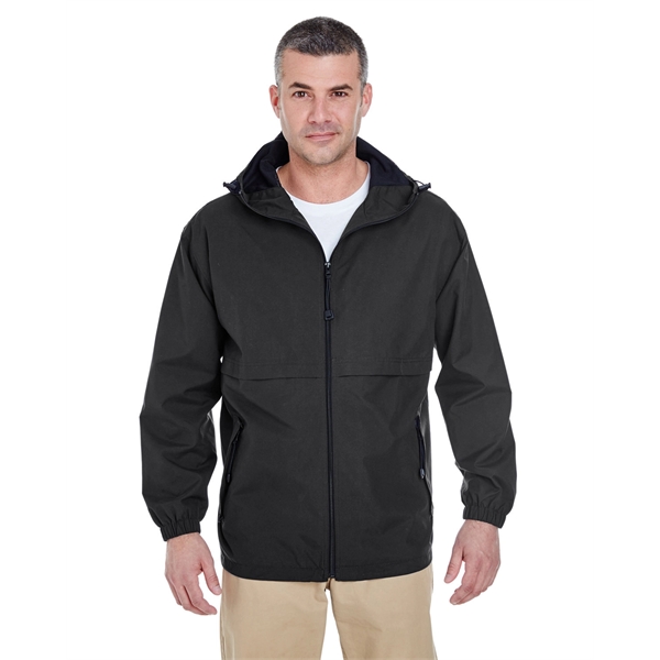 Adult Microfiber Full-Zip Hooded Jacket - Adult Microfiber Full-Zip Hooded Jacket - Image 4 of 18