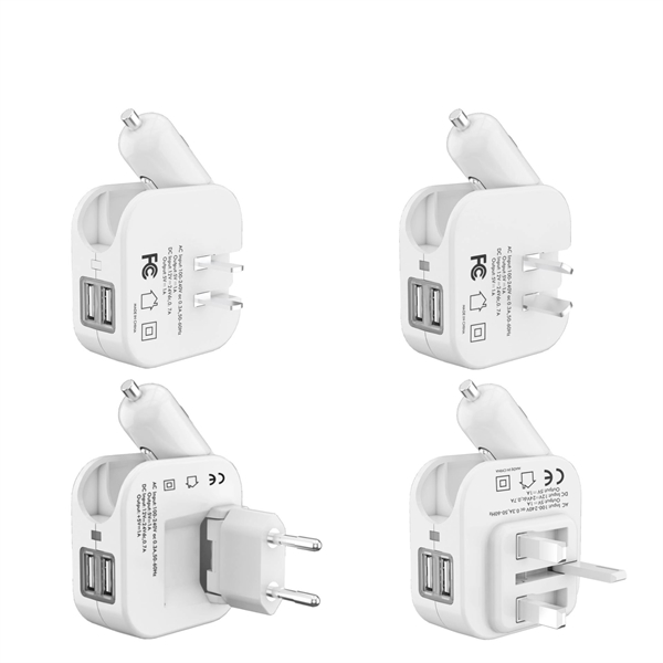 2-in-1 Dual Port Car Charger - 2-in-1 Dual Port Car Charger - Image 6 of 6