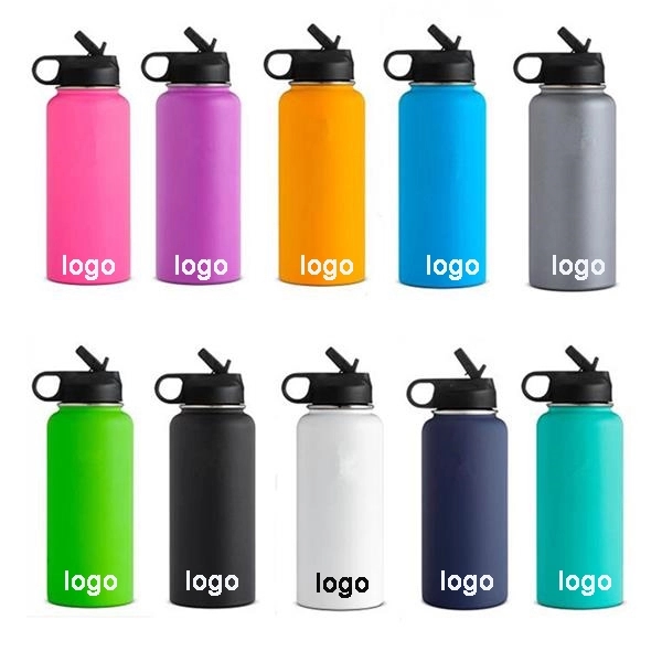 32OZ Vacuum-Insulated Stainless-Steel Water Bottle - 32OZ Vacuum-Insulated Stainless-Steel Water Bottle - Image 0 of 3