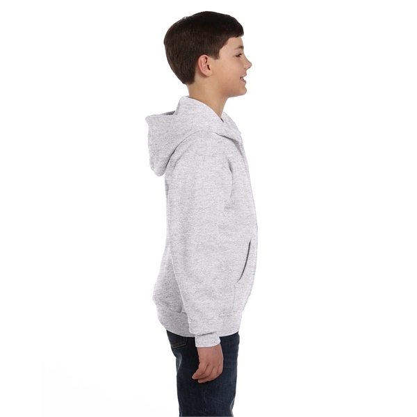 Hanes Youth EcoSmart® Full-Zip Hooded Sweatshirt - Hanes Youth EcoSmart® Full-Zip Hooded Sweatshirt - Image 39 of 55