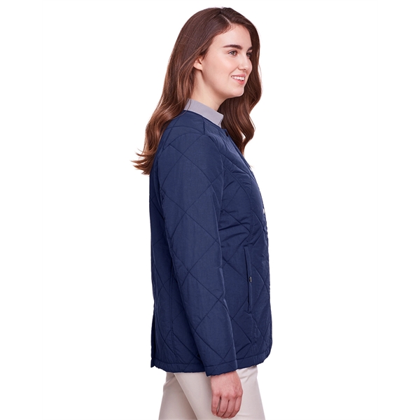 UltraClub Ladies' Dawson Quilted Hacking Jacket - UltraClub Ladies' Dawson Quilted Hacking Jacket - Image 10 of 17