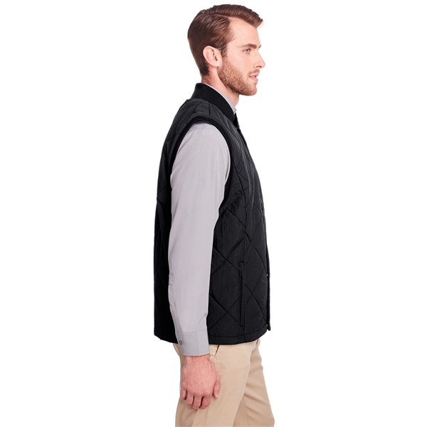 UltraClub Men's Dawson Quilted Hacking Vest - UltraClub Men's Dawson Quilted Hacking Vest - Image 1 of 11