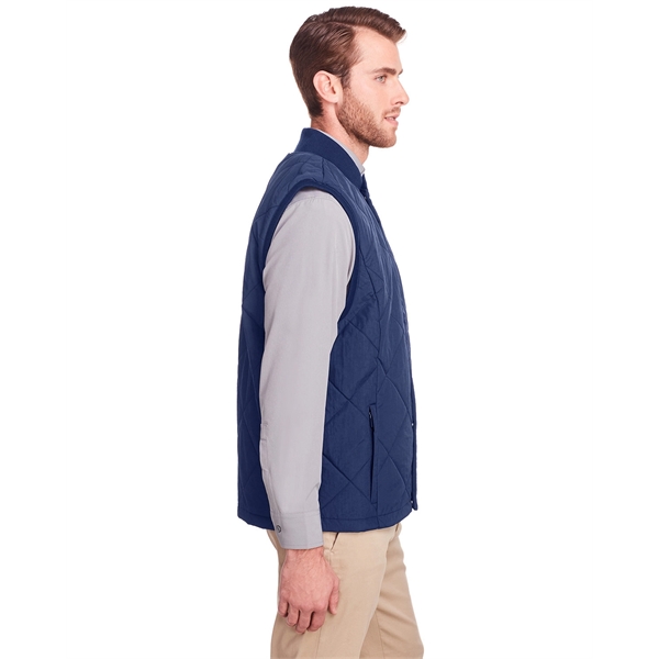 UltraClub Men's Dawson Quilted Hacking Vest - UltraClub Men's Dawson Quilted Hacking Vest - Image 6 of 11