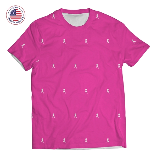 Breast Cancer Awareness Crew NeckT-Shirt, MADE IN USA - Breast Cancer Awareness Crew NeckT-Shirt, MADE IN USA - Image 0 of 0