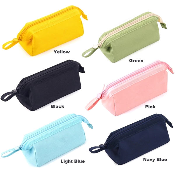 Large Capacity Canvas Pencil Case - Large Capacity Canvas Pencil Case - Image 1 of 5