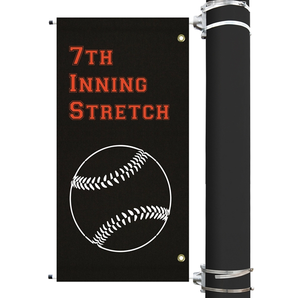 38" x 18" Custom SunbrellaAvenue Banner-2 Color Imprint - 38" x 18" Custom SunbrellaAvenue Banner-2 Color Imprint - Image 0 of 7