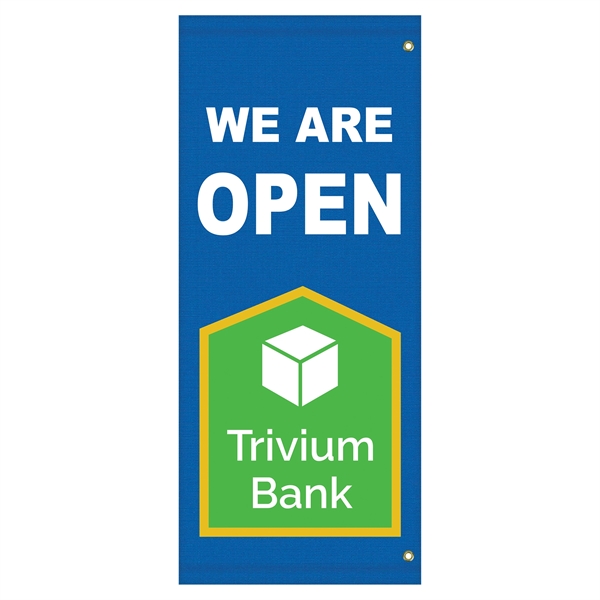 54" x 22" Custom SunbrellaAvenue Banner-3 Color Imprint - 54" x 22" Custom SunbrellaAvenue Banner-3 Color Imprint - Image 2 of 7