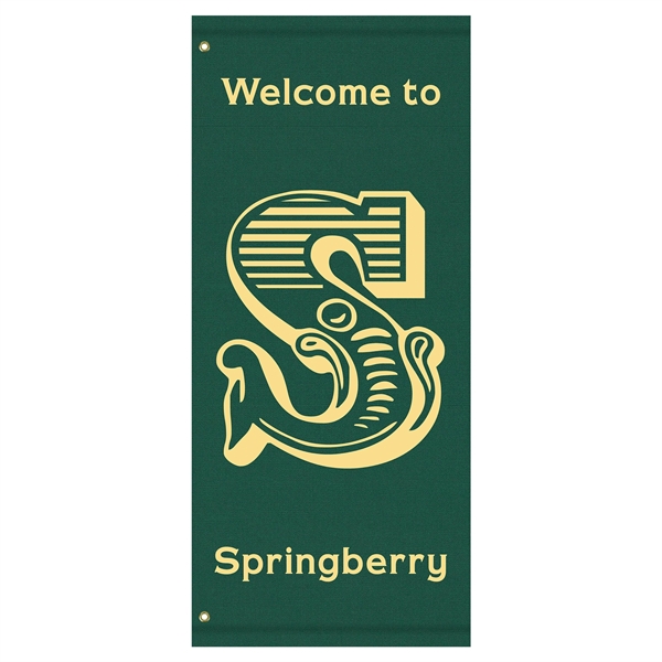 60" x 30" Custom SunbrellaAvenue Banner-1 Color Imprint - 60" x 30" Custom SunbrellaAvenue Banner-1 Color Imprint - Image 1 of 7