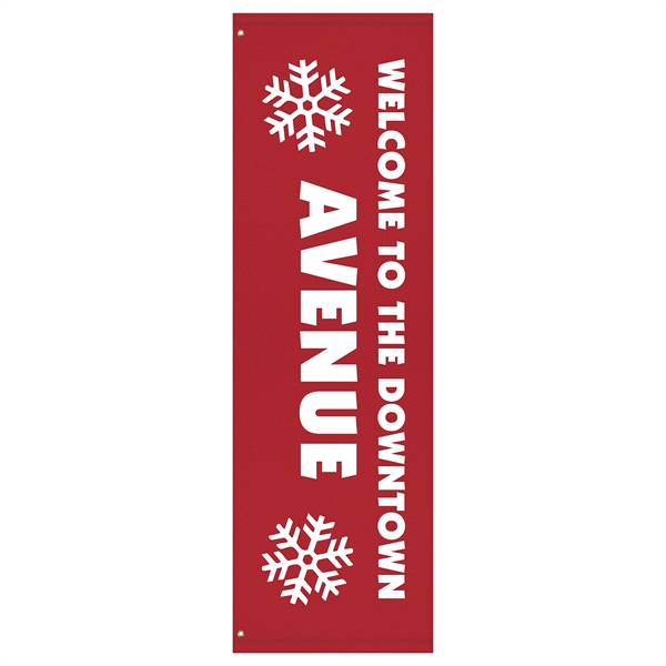 96" x 30" Custom SunbrellaAvenue Banner-1 Color Imprint - 96" x 30" Custom SunbrellaAvenue Banner-1 Color Imprint - Image 1 of 7