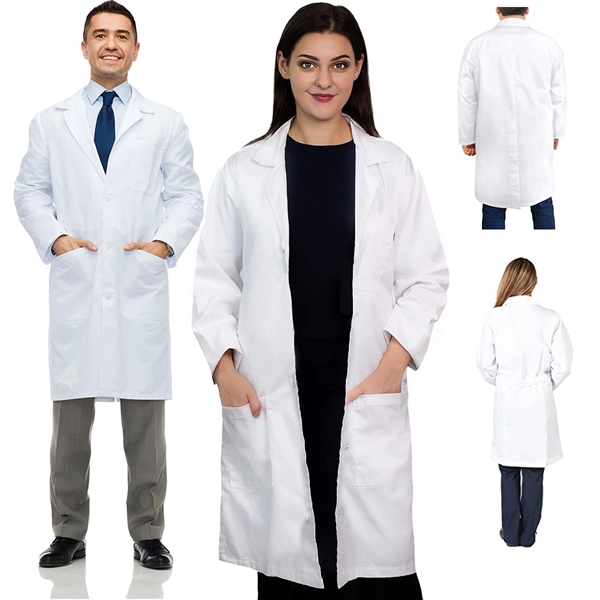 Professional Unisex Lab Coat - Professional Unisex Lab Coat - Image 0 of 3
