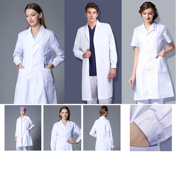 Professional Unisex Lab Coat - Professional Unisex Lab Coat - Image 1 of 3