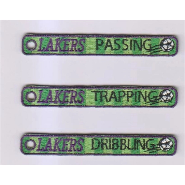 Embroidered patch tag - Embroidered patch tag - Image 1 of 1