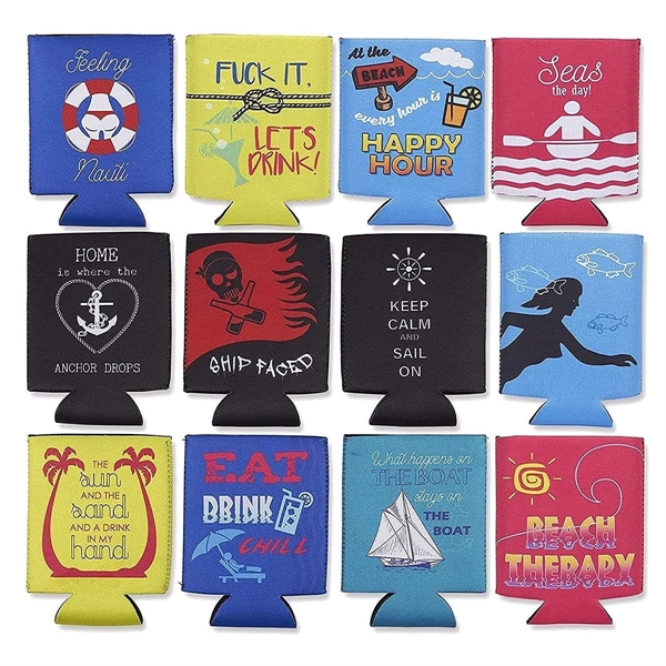 Collapsible Insulated Neoprene Can Kooler - Collapsible Insulated Neoprene Can Kooler - Image 0 of 3