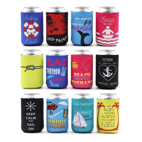 Collapsible Insulated Neoprene Can Kooler - Collapsible Insulated Neoprene Can Kooler - Image 2 of 3