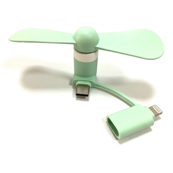 2 in 1 Mini USB Cellphone Fan - 2 in 1 Mini USB Cellphone Fan - Image 3 of 8
