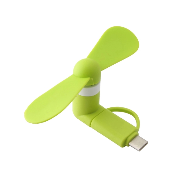 2 in 1 Mini USB Cellphone Fan - 2 in 1 Mini USB Cellphone Fan - Image 5 of 8