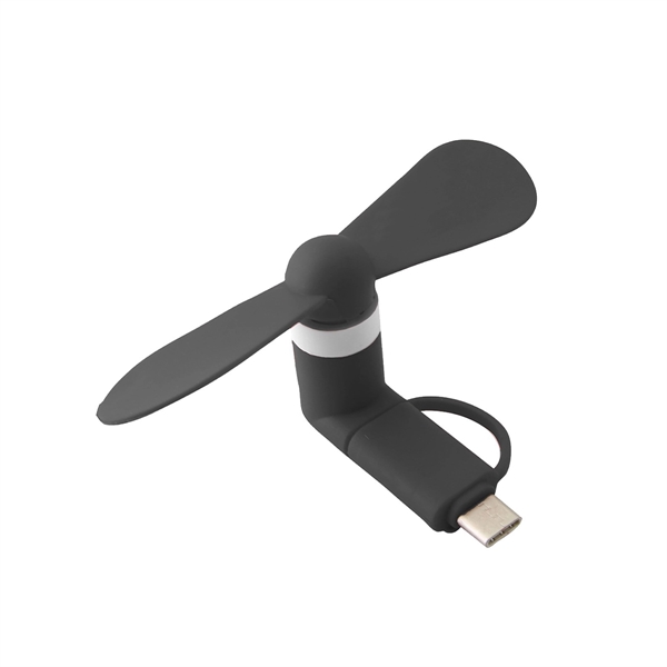 2 in 1 Mini USB Cellphone Fan - 2 in 1 Mini USB Cellphone Fan - Image 7 of 8