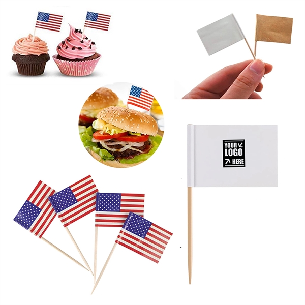 Toothpick Flag with 6" Stick - Toothpick Flag with 6" Stick - Image 0 of 1
