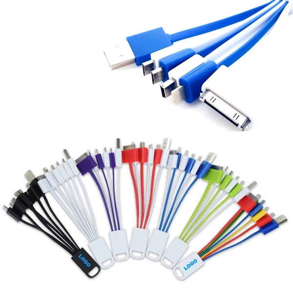 5-In-1 Flat Charging Cables - 5-In-1 Flat Charging Cables - Image 1 of 6