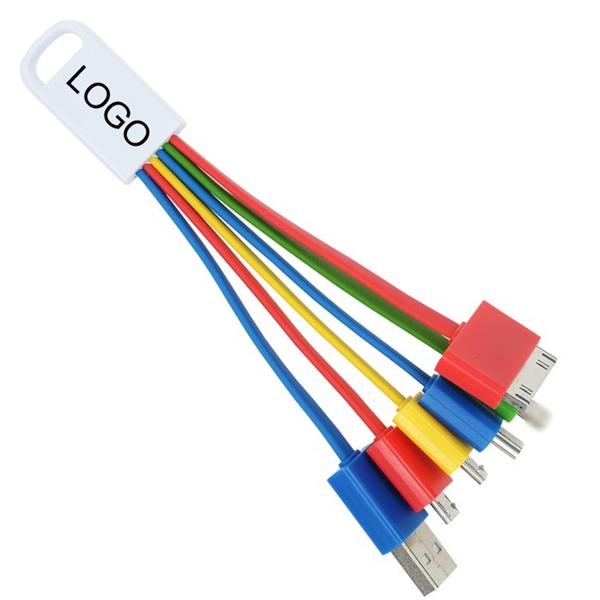 5-In-1 Flat Charging Cables - 5-In-1 Flat Charging Cables - Image 0 of 6