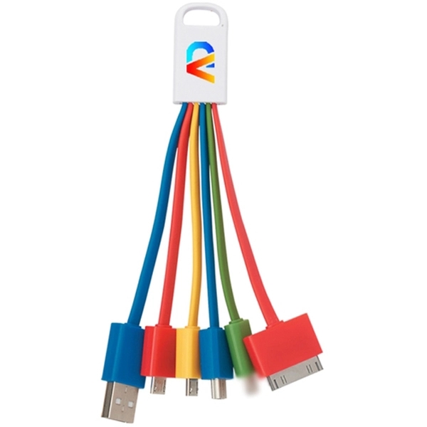 5-In-1 Flat Charging Cables - 5-In-1 Flat Charging Cables - Image 2 of 6