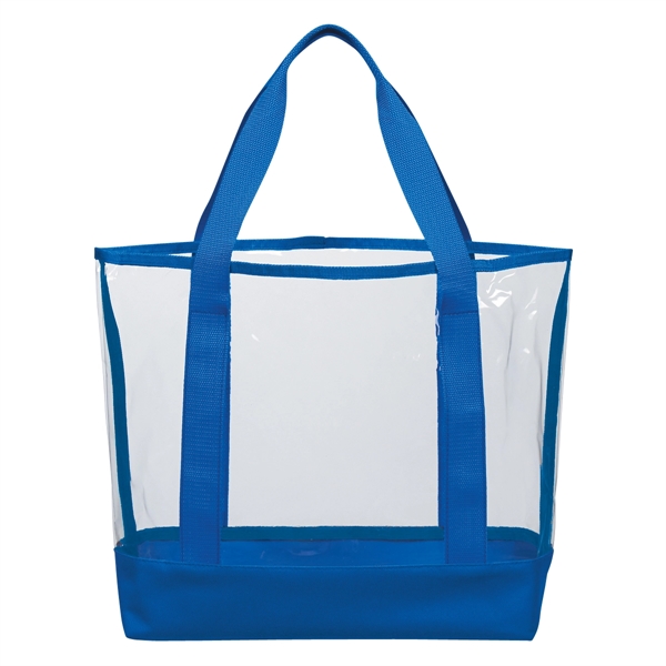 Clear Casual Tote Bag - Clear Casual Tote Bag - Image 7 of 9