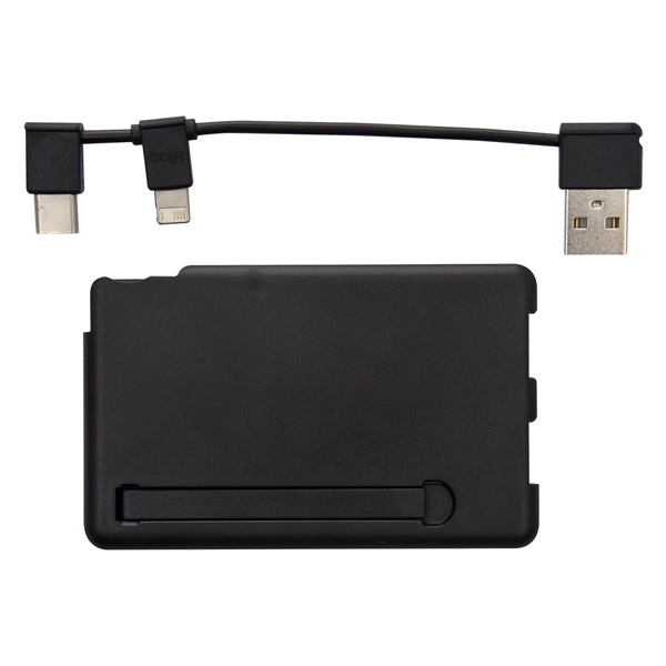 Hideaway Slim 3-In-1 Charging Cable Phone Stand - Hideaway Slim 3-In-1 Charging Cable Phone Stand - Image 9 of 9