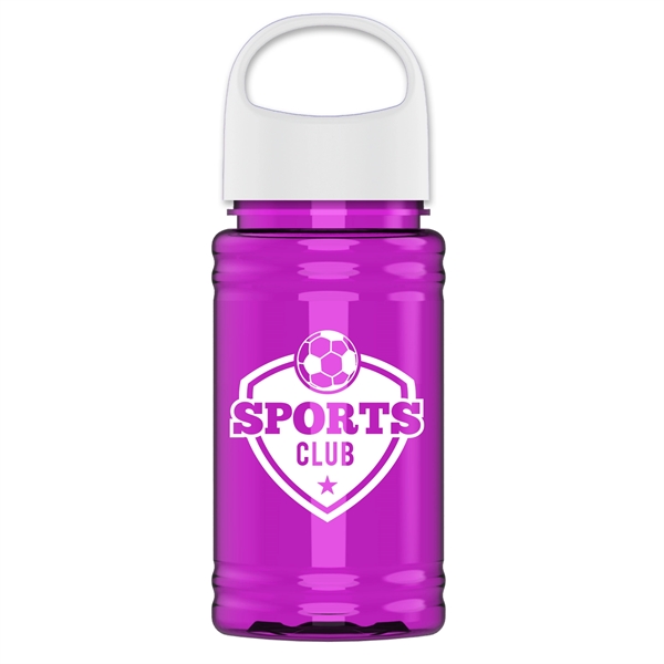 UpCycle - Mini 16 oz. rPet Sports Bottle with Oval Crest Lid - UpCycle - Mini 16 oz. rPet Sports Bottle with Oval Crest Lid - Image 0 of 15