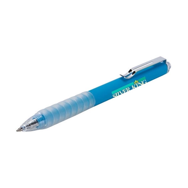 Kiana Soft Touch Grip Gel Pen - Full Color Imprint - Kiana Soft Touch Grip Gel Pen - Full Color Imprint - Image 1 of 6