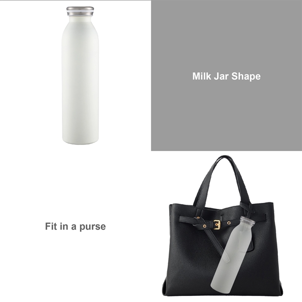 20oz. Travel Stainless Vacuum Insulated Sports Bottle w/ Lid - 20oz. Travel Stainless Vacuum Insulated Sports Bottle w/ Lid - Image 2 of 6