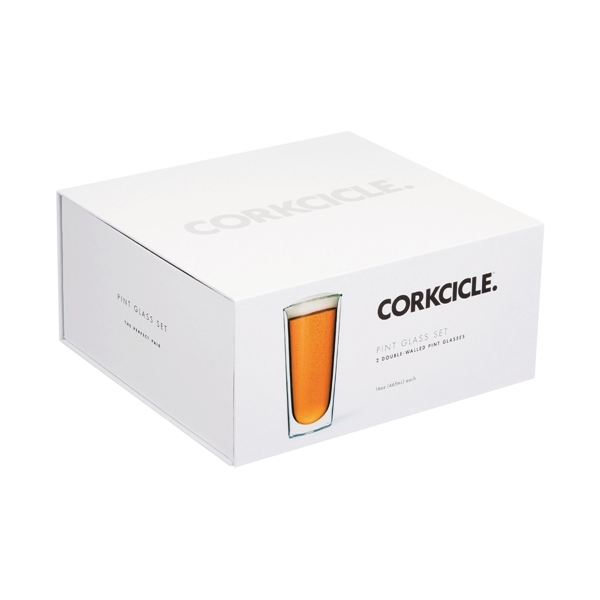 CORKCICLE® Pint Glass Set (2) - CORKCICLE® Pint Glass Set (2) - Image 1 of 3