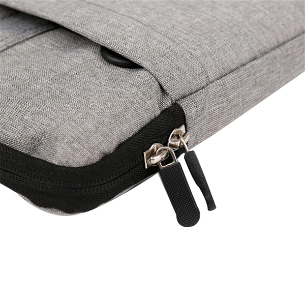 Polyester Laptop Sleeve w/ Carry Handle & Shoulder Strap - Polyester Laptop Sleeve w/ Carry Handle & Shoulder Strap - Image 8 of 11