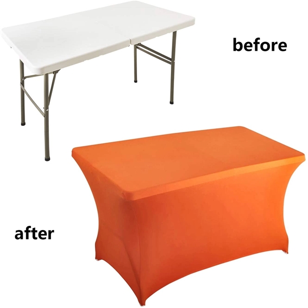 4 FT Spandex Table Cover - 4 FT Spandex Table Cover - Image 1 of 5