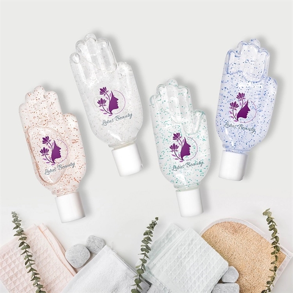 2.7 oz. Hand Shaped Sanitizer With Moisture Beads Plum Grove