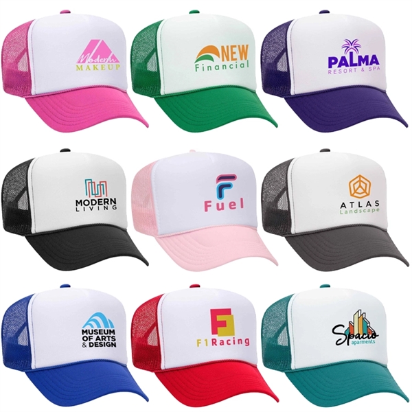 Custom Printed Mesh Cap - Custom Printed Mesh Cap - Image 0 of 25
