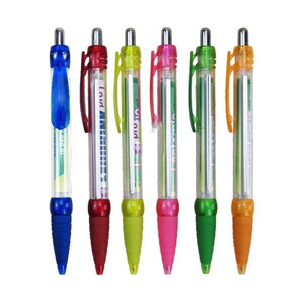 Promotional Ballpoint Pen With Stretchable Banner - Promotional Ballpoint Pen With Stretchable Banner - Image 1 of 1