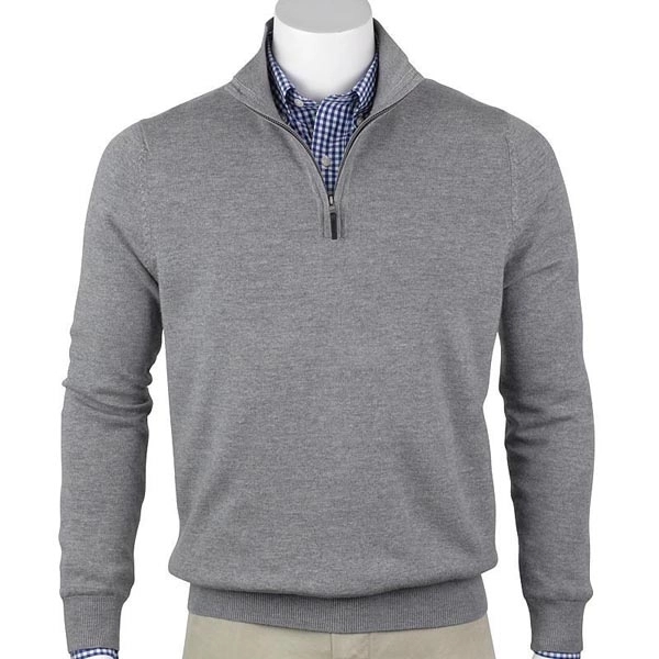 Fairway & Greene Men's Baruffa 1/4 Zip Windsweater - Fairway & Greene Men's Baruffa 1/4 Zip Windsweater - Image 1 of 2
