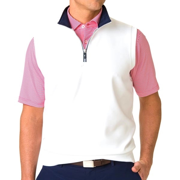 Fairway & Greene Men's Tech Solid 1/4 Zip Vest - Fairway & Greene Men's Tech Solid 1/4 Zip Vest - Image 3 of 3