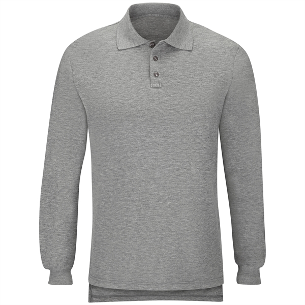 Workrite Men's FR Long Sleeve Station Wear Polo Shirt - Workrite Men's FR Long Sleeve Station Wear Polo Shirt - Image 0 of 7