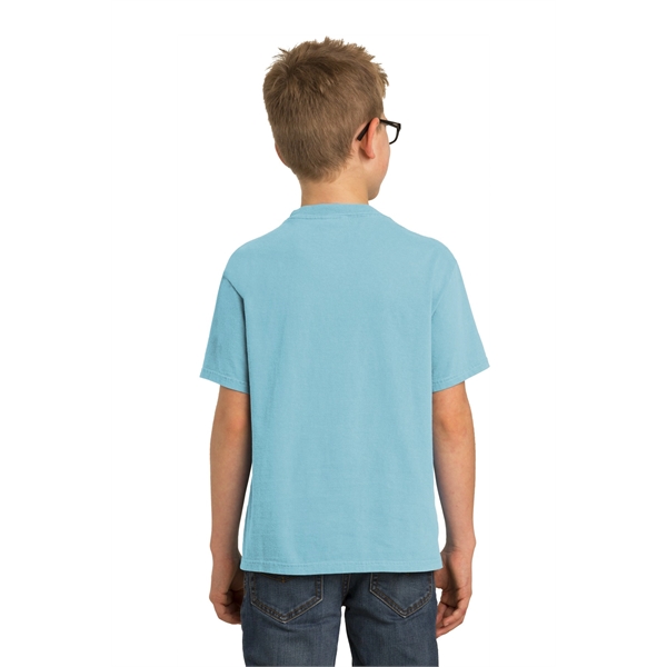 Port & Company Youth Beach Wash Garment-Dyed Tee. - Port & Company Youth Beach Wash Garment-Dyed Tee. - Image 30 of 109